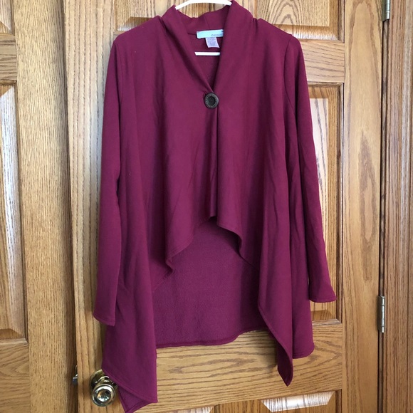 Burgundy Cardigan - Picture 2 of 5